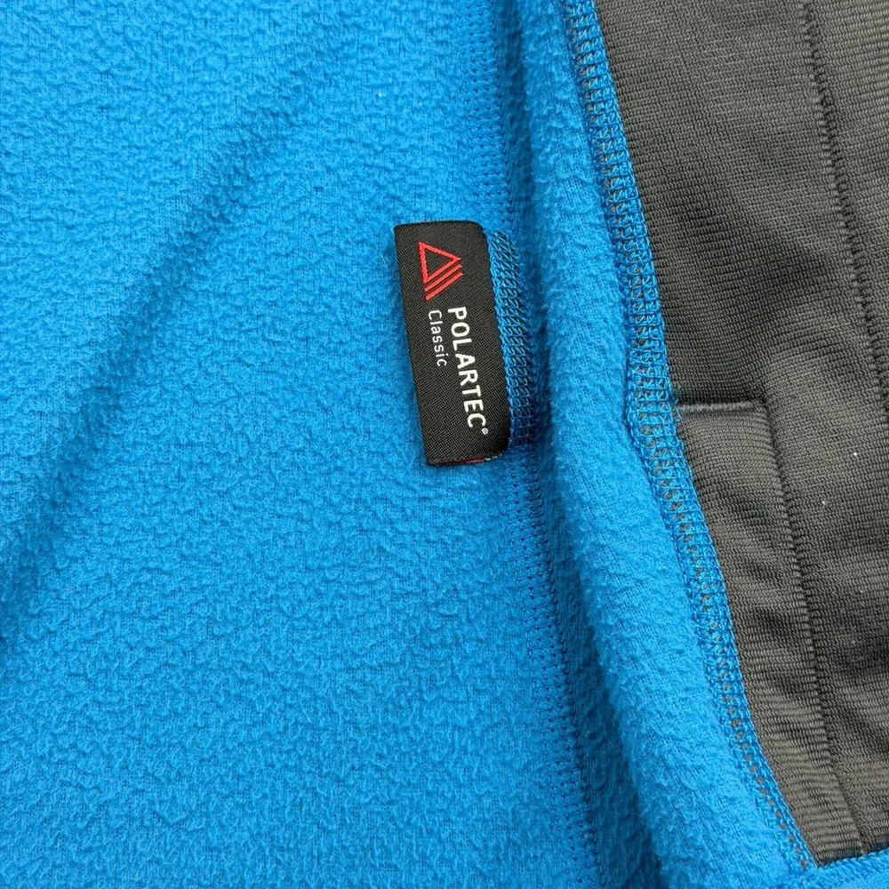 The North Face Jacket Mens Large Blue Polartec Classic Fleece Full Zip Gorpcore